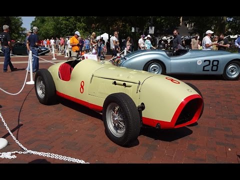 Auto de carreras Lester MG de 1949 / Auto de carreras n.° 8 con arranque del motor en My Car Stor...