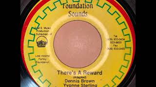 Dennis Brown &amp;  Yvonne Sterling   - There&#39;s A Reward - Reggae - 7inch vinyl record