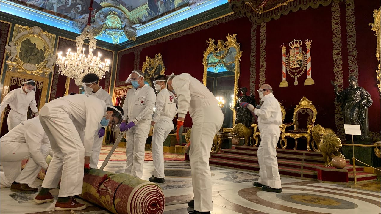 Las alfombras del Palacio Real | España Directo