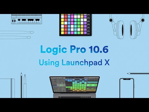 Using Launchpad X with Logic Pro 10.6  // Novation