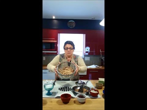 Making Koliva in the Red Kitchen