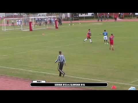 U 15 flag Serbia - Slovenia