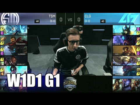 TSM vs CLG | Game 1 S6 NA LCS Summer 2016 Week 1 Day 1 | Team Solomid TSM vs CLG G1 W1D1 1080p