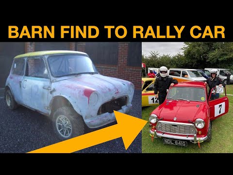 Building a rally classic mini  from my old Rally cross mini part 1