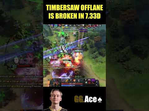 GG.Ace♠'s TIMBERSAW RAMPAGE | TIMBERSAW IS SO BROKEN IN 7.33D | Dota 2 Bali Major 2023 Highlights