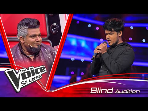 Heshan Harinda | Dasin (දෑසින් ගිලිහී) | Blind Auditions | The Voice Sri Lanka