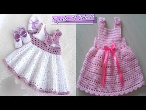 Vestidos para bebé niña con patrones – Tejidos a crochet