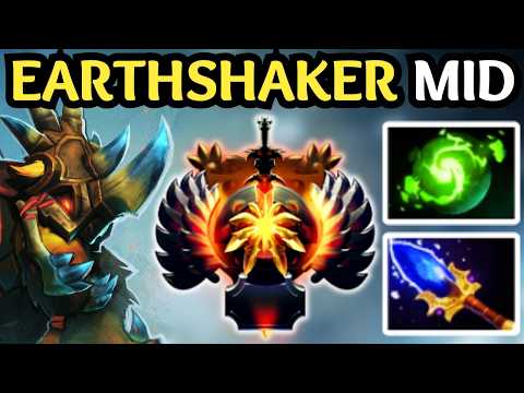 🔥 NEW META EARTHSHAKER MID — BURST DAMAGE TEAMWIPE | DOTA 2 🔥