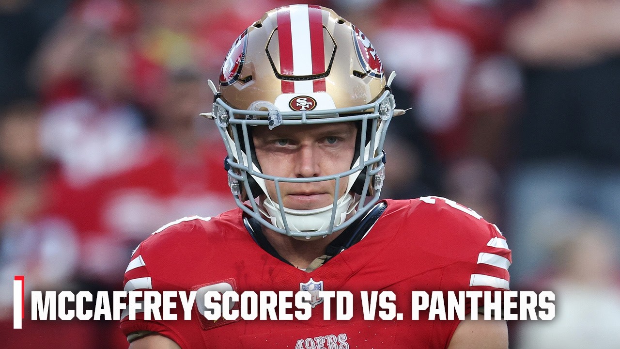Christian McCaffrey scores first TD against his former team in 49ers vs. Panthers 🙌 | NFL on ESPN