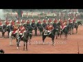 President S Bodyguards Arrive To Escort Him For Beating Retreat Ceremony