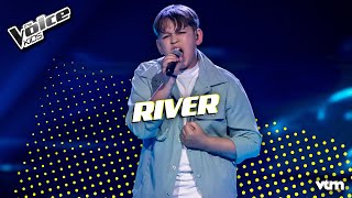 Ezra - 'River' | Halve finale | The Voice Kids | VTM