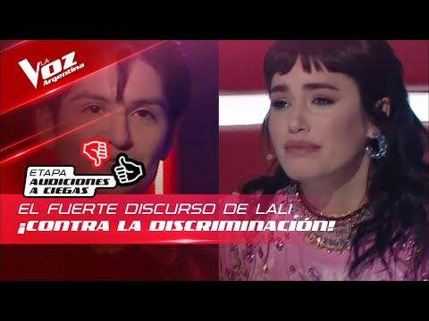 Fuerte discurso de Lali contra el odio de género - La Voz Argentina 2022