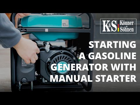 Könner &amp; Söhnen 2 cilindrų benzininis generatorius KS 15-1E ATSR video