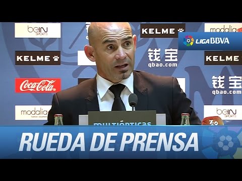 Rueda de prensa de Paco Jémez tras el Rayo Vallecano (2-1) Granada CF