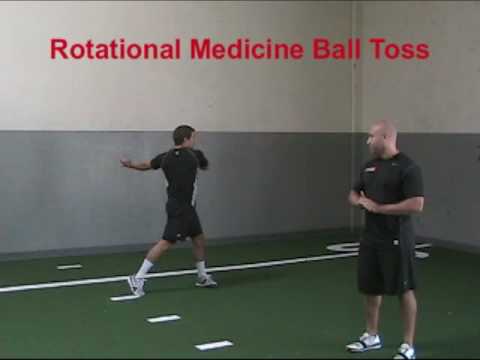 Medicine Ball Rotational Toss