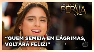 A RAINHA DA PERSIA: Ester canta música para presentear o povo