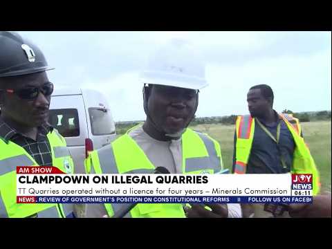 Clampdown on Illegal Quarries: TT Quarries operated without a license for 4 years - Minerals C'ssion
