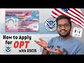 How To Apply For OPT On USCIS Form I 765 Filing Online
