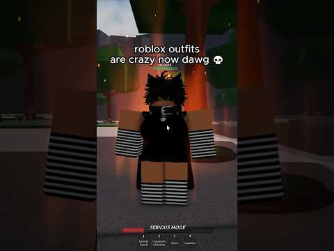 ROBLOX outfits are crazy 💀 #thestrongestbattlegrounds