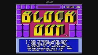 Block Out / Arcade, Atari ST, Amiga, Ms-Dos, Apple 2GS, C64, Megadrive, Lynx