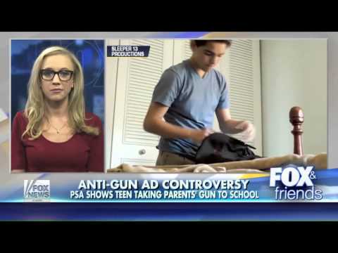 12-26-14 Kat Timpf on Fox & Friends - Anti Gun Ad Controversy