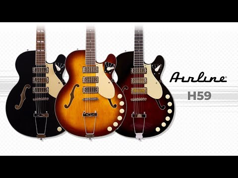 Airline Guitars H59 Blacktop image 13