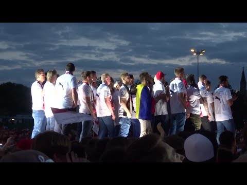 VFB vs. FWK - Public Viewing - Team Kommt Einzeln Auf Bühne (2017 live @ Wasen - Stuttgart)