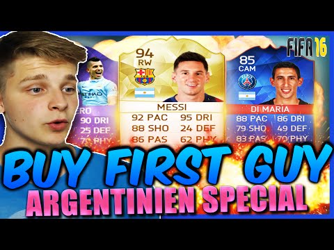 FIFA 16: BUY FIRST GUY CHALLENGE (DEUTSCH) - FIFA 16 ULTIMATE TEAM (DEUTSCH) - ARGENTINIEN SPECIAL