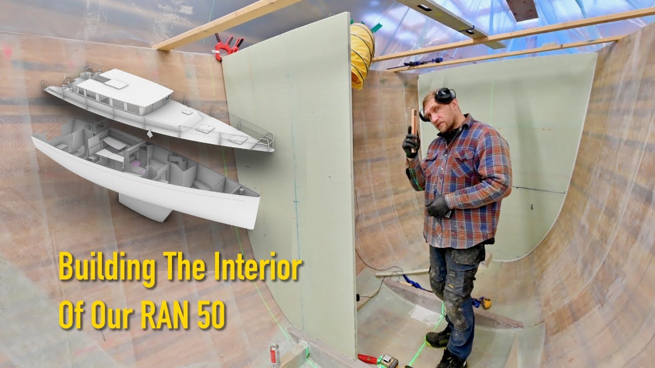 Optimizing Our Boat Layout & Crafting Rounded Corner Bulkheads - Ep. 425 RAN Sailing