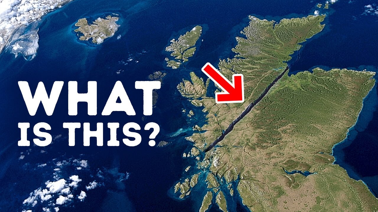 Perfectly Straight Line Across Scotland - Explained