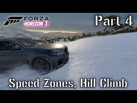 Forza Horizon 3 | Blizzard Mountain - Walkthrough Part 4 | Speed Zones, Hill Climb