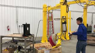 Industrial Manipulator Lifts and Tilts Electric Motors