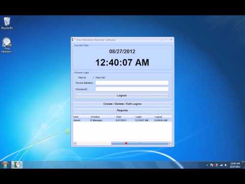 Time Attendance Recorder Software
