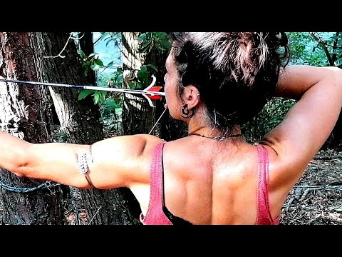 ACT Team 2 (Anja, Christina, Tom). Extreme Archery with Thomas Brugger. 3D archery course in DÜW