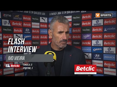 I Liga (#9) | Tondela 0-3 Sporting: Flash Interview Ivo Vieira