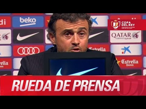 Luis Enrique: "Nuestra ambición es ir a ganar el partido de vuelta"