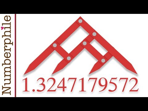 プラスチック比率 - Numberphile (The Plastic Ratio - Numberphile)