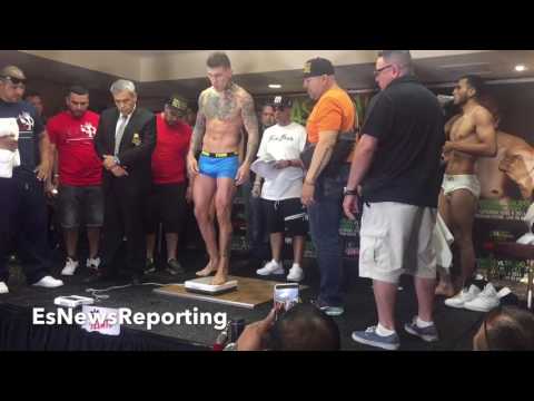 GABE ROSADO VS ANTONIO GUTIERREZ WEIGH IN & FACE OFF - EsNews Boxing