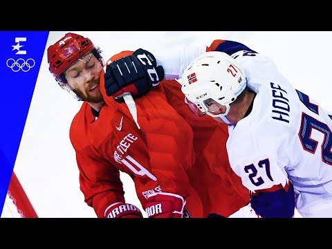 Ice Hockey | OAR v Norway | Men's Quarter-Final Highlights | Pyeongchang 2018 | Eurosport