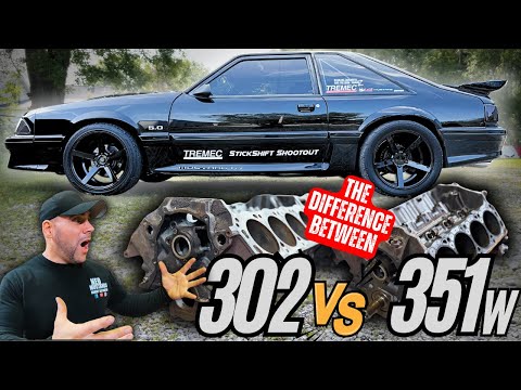 351w VS 302 In a Fox body Key Differences when Making POWER in 2025