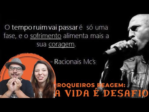 Rockeiros reagem a RAP - Racionais A Vida é Desafio (REALIDADE CRUA) - Respetáculo Vida Sem Trilhos