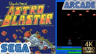Astro Blaster Arcade ( Sega 1981 ) 4k Gameplay