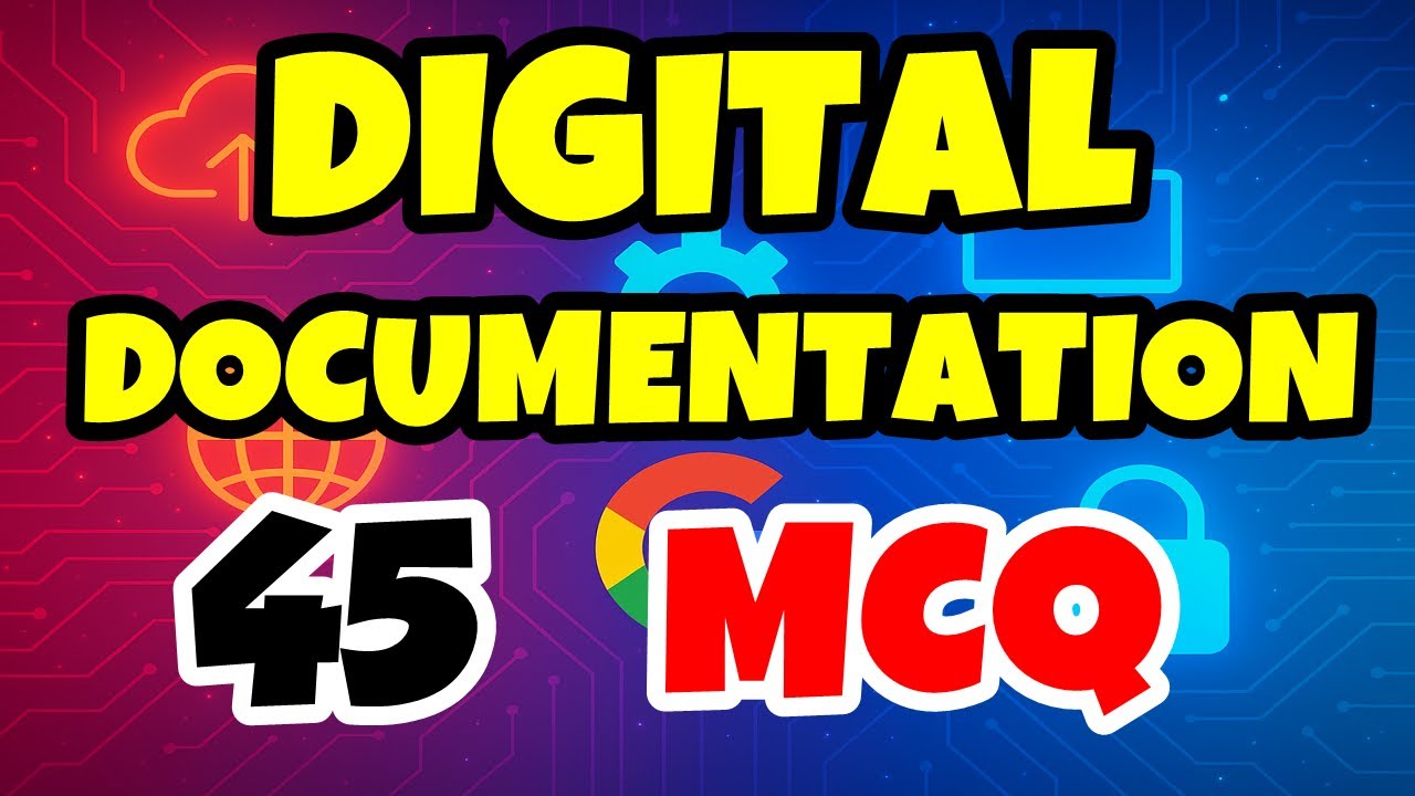 Digital Documentation MCQ Quesions For CBSE Board Exam 2026 | IT 402 MCQ's of digital documentation