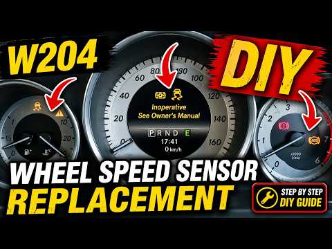 ABS Wheel Speed Sensor Replacement – Mercedes W204 C-Class