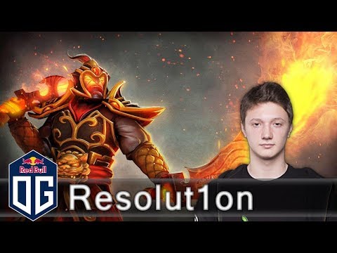OG.Resolut1on Ember Spirit Gameplay - Ranked Match - OG Dota 2.