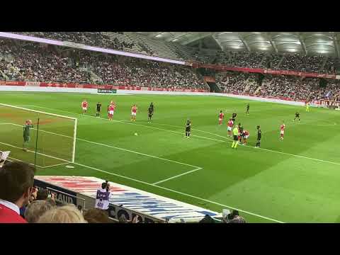 Reims - Nice penalty but de andy delort stade auguste delaune