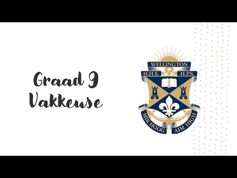 Graad 9 Vakkeuse 2022