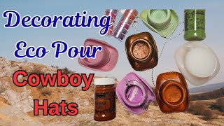 #222 How To Decorate Country Western Cowboy Hats - Eco Pour Plant Pots