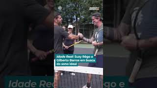 Idade Real: Suzy Rêgo e Gilberto Barros enfrentam o sono | #DomingoEspetacular #shorts