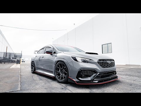 Konig Ampliform test fitment for the 2022 SUBARU WRX!